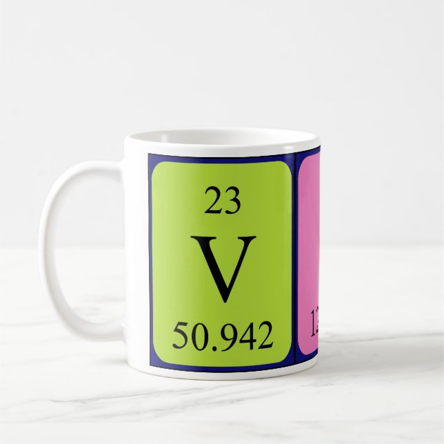 Vik periodic table name mug (Left)