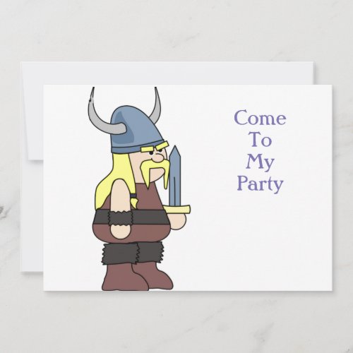 Vikie the Viking Party Invitation