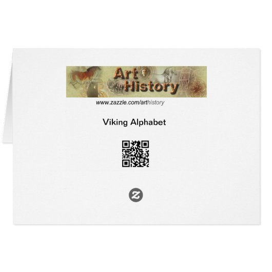 Viking Alphabet (Back Horizontal)