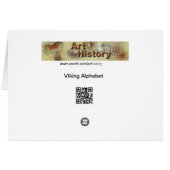 Viking Alphabet Cards (Back Horizontal)