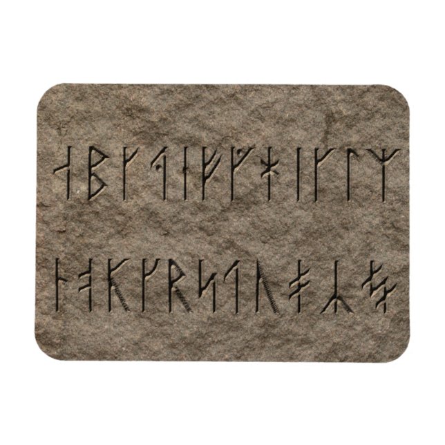 Viking Alphabet Magnet (Horizontal)