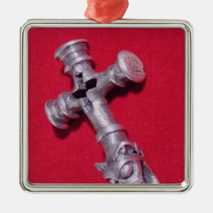 Viking amulet in the shape of a cross metal ornament