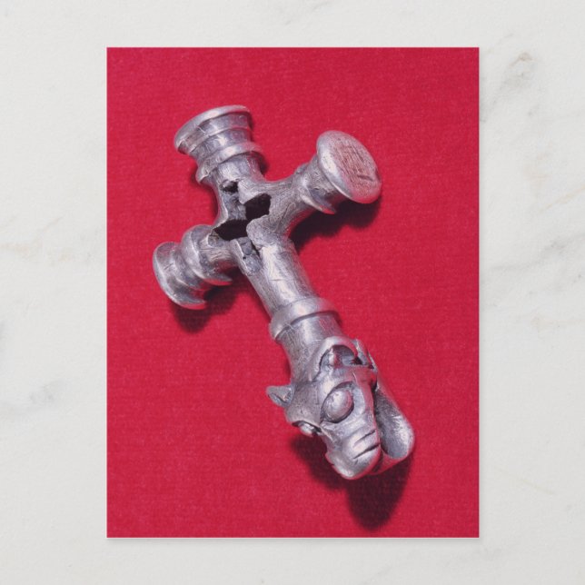 Viking amulet in the shape of a cross postcard (Front)