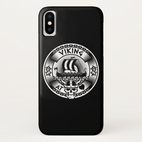 Viking at Heart iPhone X Case