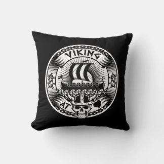 Viking at Heart Throw Pillow