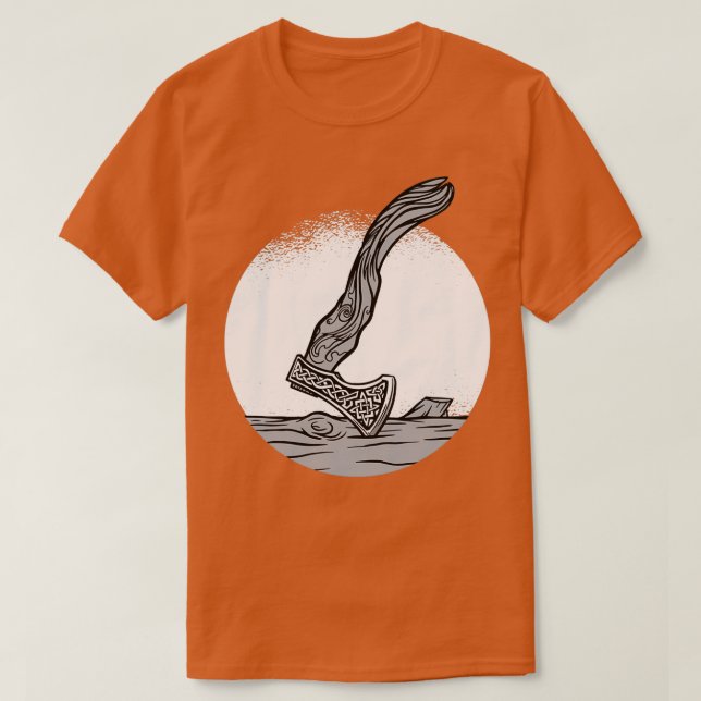 Viking Axe 11 T-Shirt (Design Front)