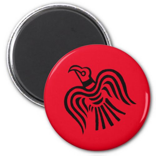 Viking Banner Raven Symbol Magnet