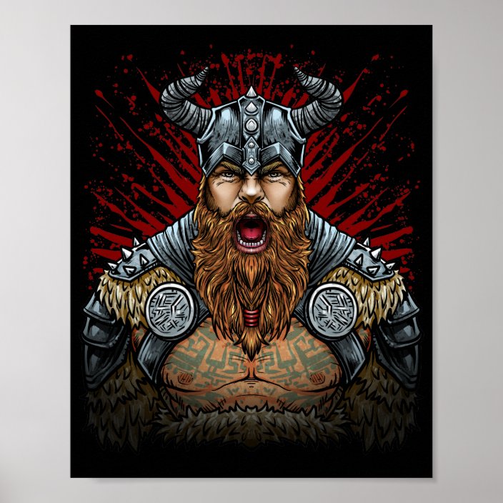 Viking Battle Cry Poster | Zazzle