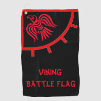Viking Battle Flag Golf Towel