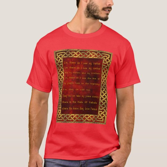 viking prayer t shirt