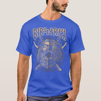 Viking Berserker Norse Pagan Bear Warrior Runes T-Shirt