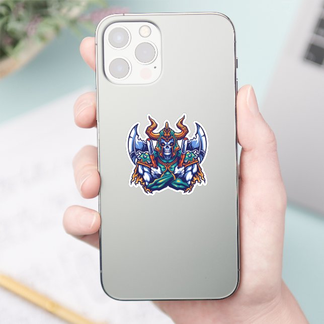 Viking Berserker Sticker (Phone)