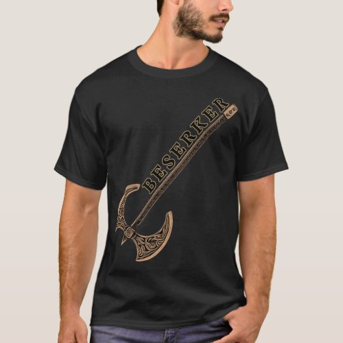 Viking Beserker Axe T_Shirt
