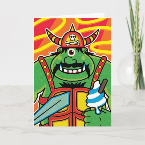 Viking Birthday Card