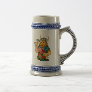Viking Birthday Customizable Beer Stein