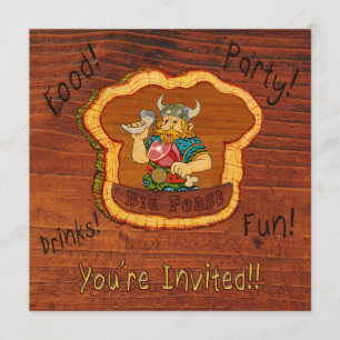 Viking Birthday Invitation