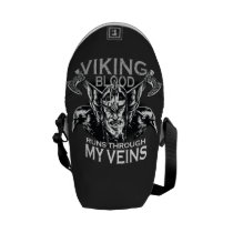 Viking blood messenger bag