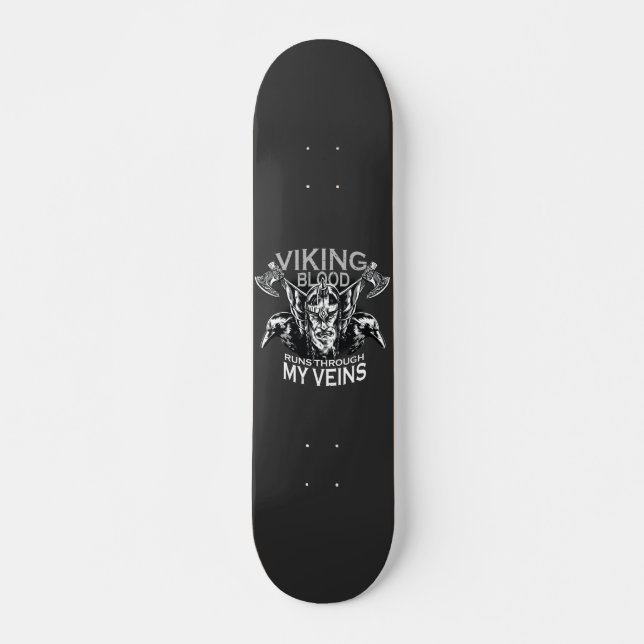 Viking blood skateboard (Front)