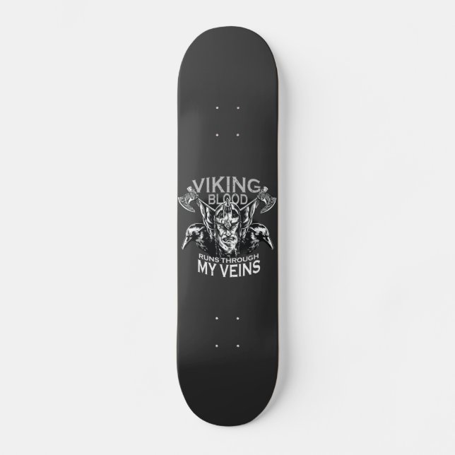 Viking blood skateboard (Front)