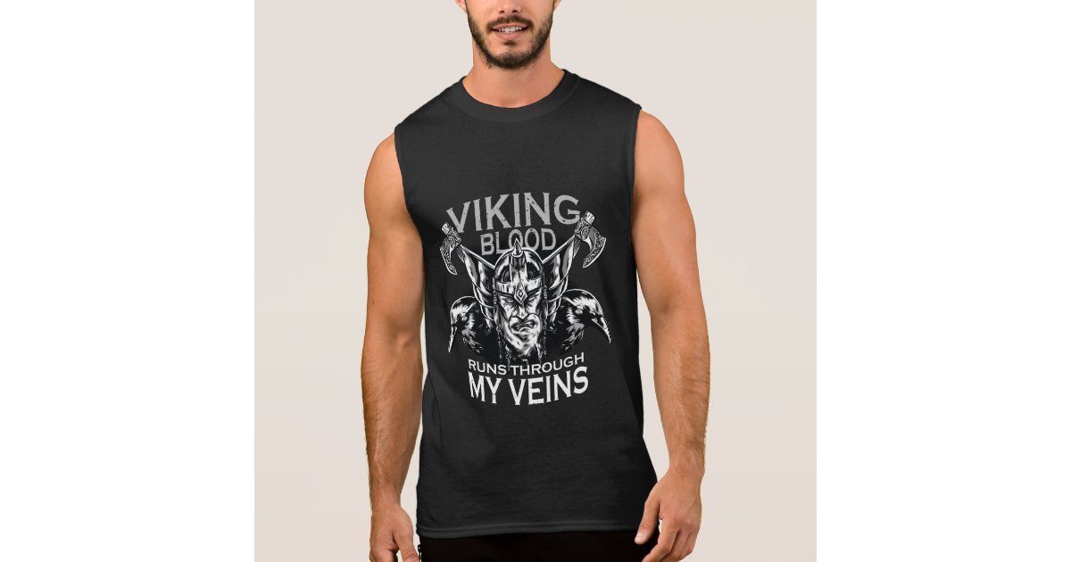 Viking blood sleeveless shirt