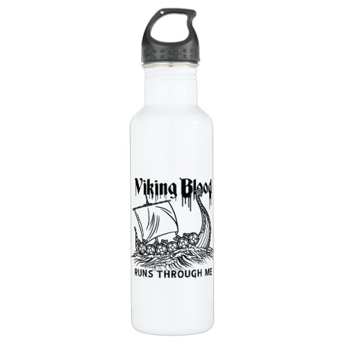 Viking blood stainless steel water bottle