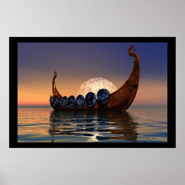 VIKING BOAT 2 PRINT (Front)
