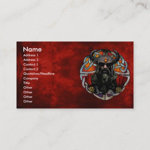 Viking Business Card