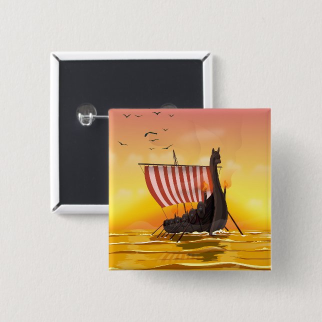 Viking Button (Front & Back)