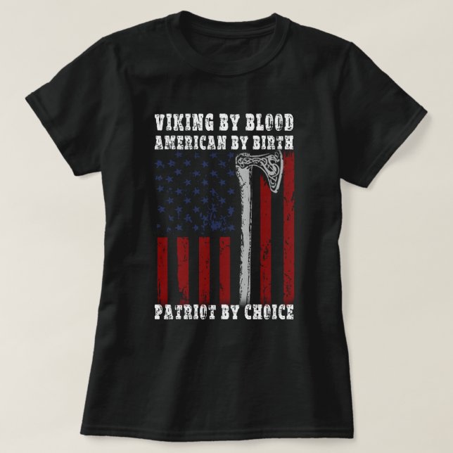 Viking By Blood T-Shirt (Design Front)