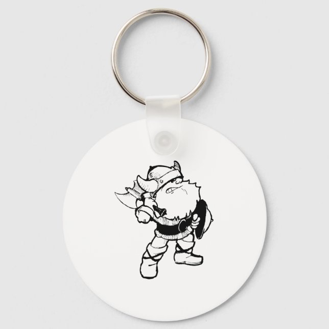 Viking Cartoon, pdf Keychain (Front)