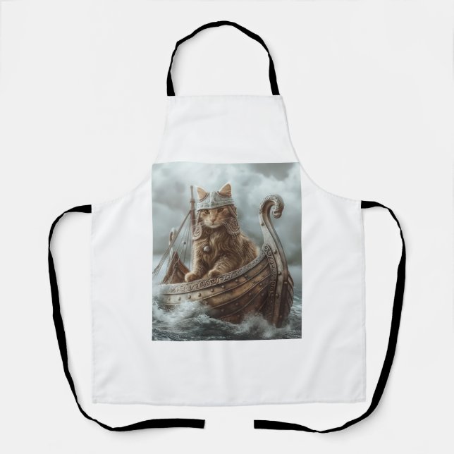 Viking Cat Apron (Front)