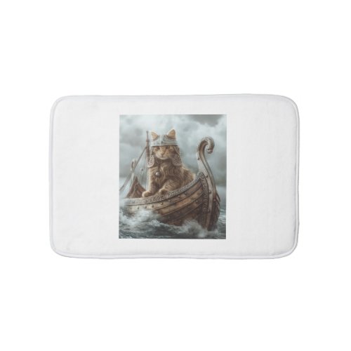 Viking Cat Bath Mat