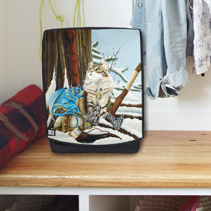 Viking Cat Blue Dragon Backpack