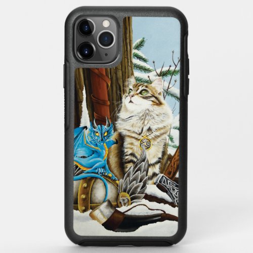 Viking Cat Blue Dragon OtterBox Symmetry iPhone 11 Pro Max Case