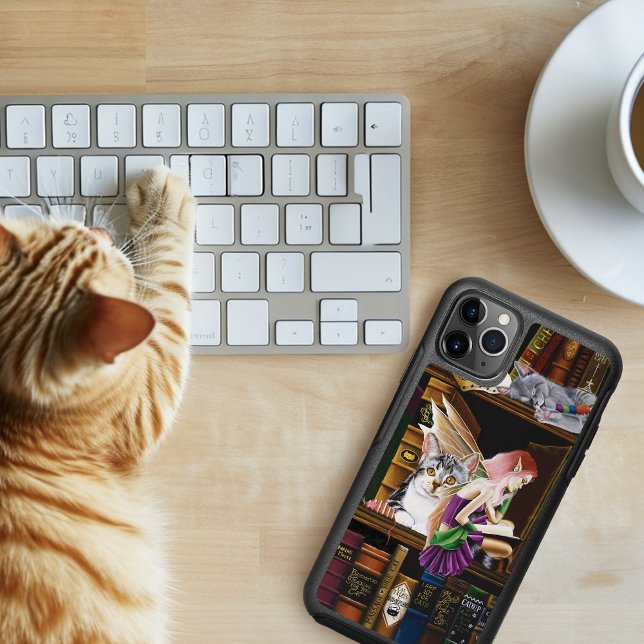 Viking Cat Blue Dragon Otterbox iPhone Case (Creator Uploaded)