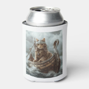 Viking Cat Can Cooler