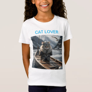 Viking Cat – Fierce Norse Warrior Feline ⛵🐱⚔️ T-Shirt