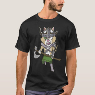Viking Cat Valhalla Warrior T-Shirt