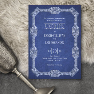 Viking Celtic Gamer Wedding Invitation