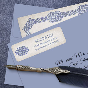 Viking Celtic Gamer Wedding Label