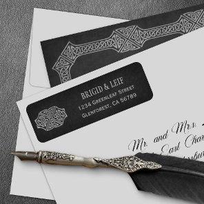 Viking Celtic Gamer Wedding Label