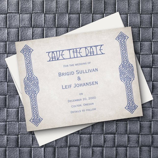 Viking Celtic Gamer Wedding Save The Date (Creator Uploaded)