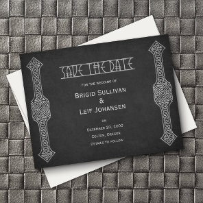 Viking Celtic Gamer Wedding Save The Date
