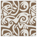 Viking Celtic Intertwining Animal Pattern Fabric