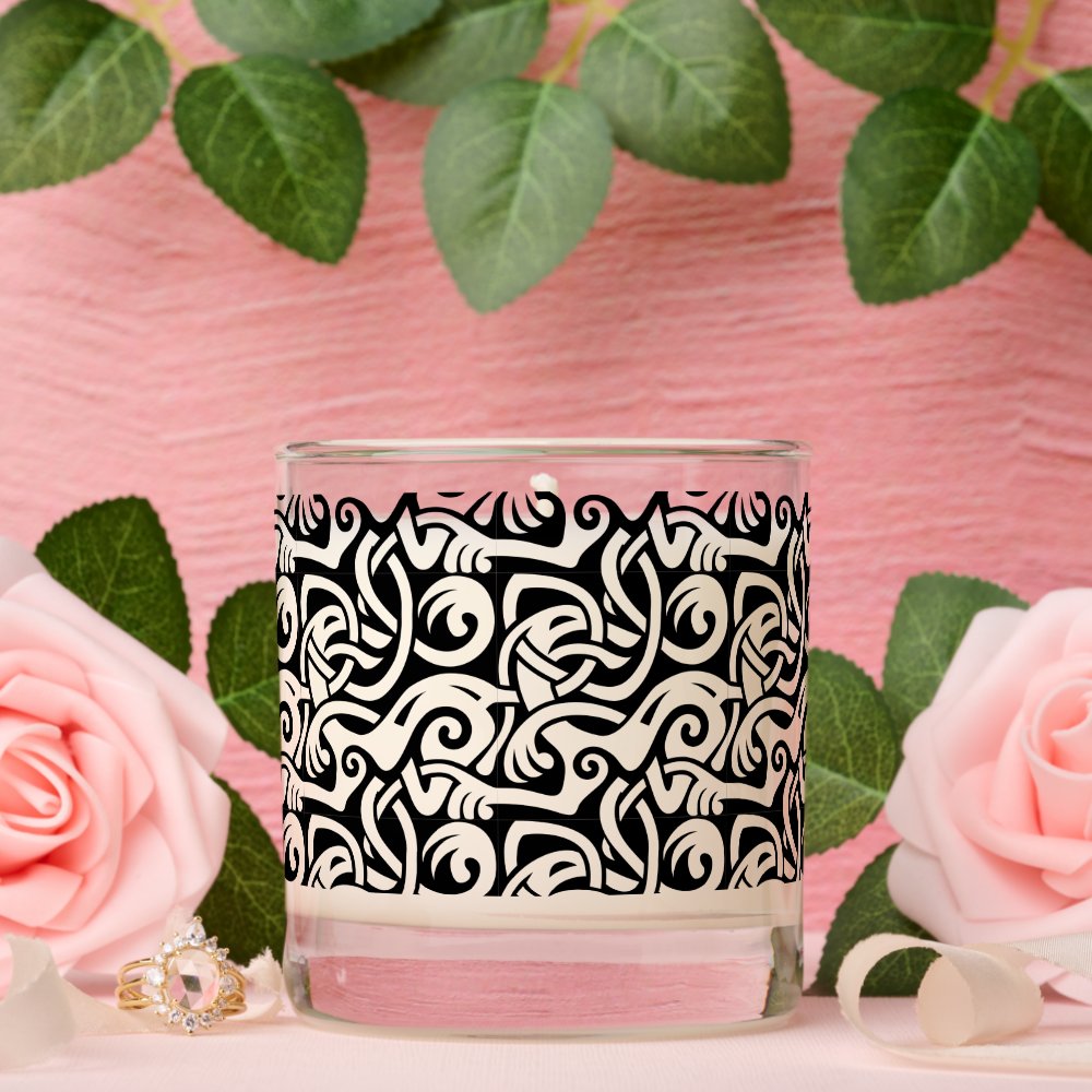 Disover Viking Celtic Intertwining Animal Pattern Scented Candle