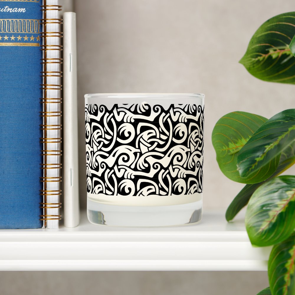 Disover Viking Celtic Intertwining Animal Pattern Scented Candle
