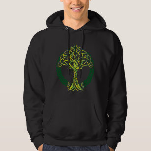 Viking Celtic Knotwork Tree of Life Hoodie