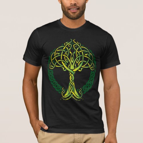 Viking Celtic Knotwork Tree of Life T_Shirt