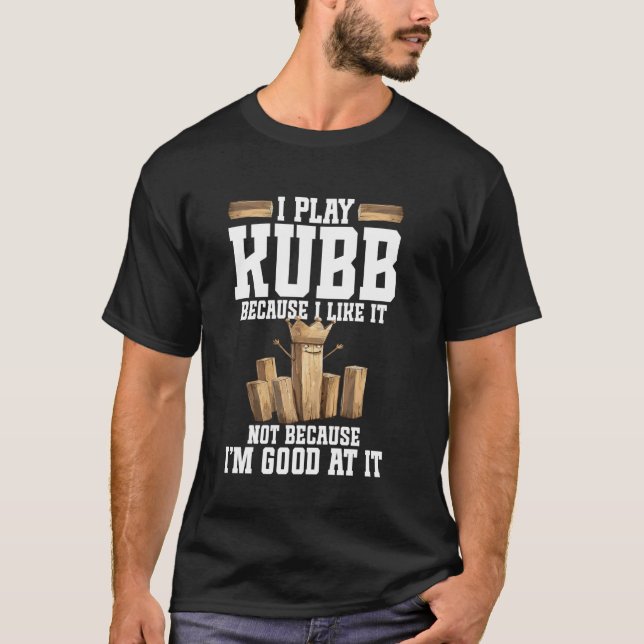 Viking Chess King Kubb Lover Lawn Game Set Viking  T-Shirt (Front)