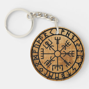 Viking Compass Keychain
